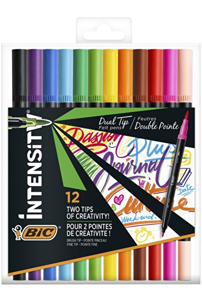 Bic Intensıty Dual Çift Tar.keçeli Kal.12li 989695