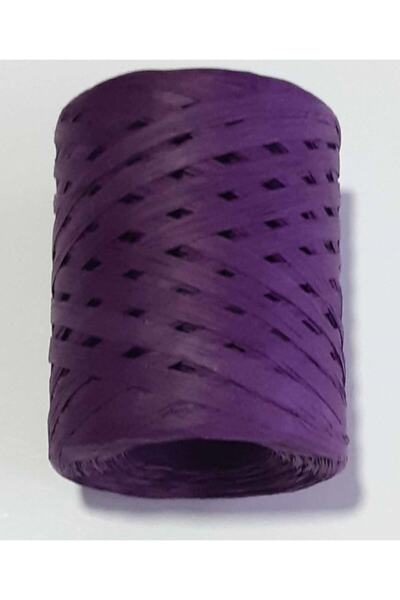 angel çanta aksesuar 100 جرام من حبل الرافية بلون البرقوق (رقم 24)