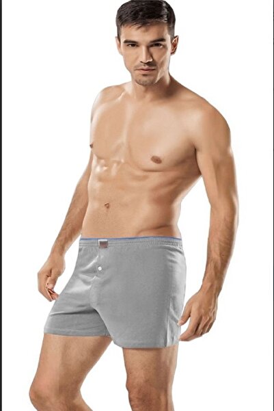 Tutku Γκρι ανδρικά 117 χτενισμένα βαμβακερά ανδρικά μποξεράκια, πακέτο 6 τεμα...