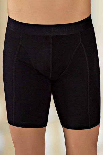 Şahinler Μαύρο Ανδρικό Lycra Long Boxer Me114 1 Πακέτο