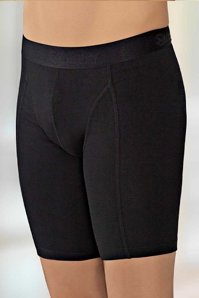Şahinler Μαύρο Ανδρικό Lycra Long Boxer Me114 1 Πακέτο