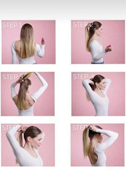 BAHELS Saç Tokası Cool Hair At Kuyruğu Saç Modeli Dik Tutma Aparatı