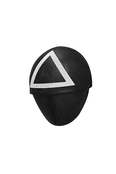 Genel Markalar Squid Game Oyuncu Yüz Maskesi Parti Maskesi - Üçgen ( Asker )