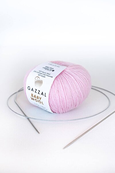 Gazzal Baby Wool Merino Yünlü El Örgü Ipi, 50 Gr (836)