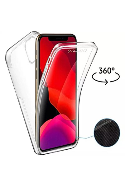 ucuzmi Iphone 13mini 5.4 Inç Ön Arka Şeffaf Silikonlu Uyumlu Kılıf 360 Derece...