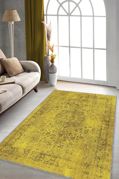 Viva Weaver's Kaymaz Tabanlı Makinede Yıkanabilir Halı Kr028