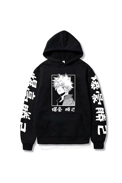 Köstebek Dailyfashion Anime My Hero Academia Bakugou Unisex με κουκούλα