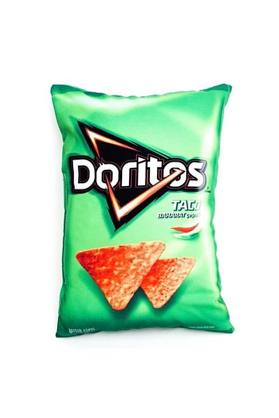 Puffbutik Pernă decorativă cu chipsuri Doritos verzi