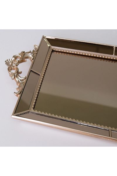 Selim Julia Mirrored Tray Mink
