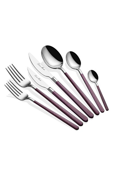 Dame Marie Allegra Purple 42 Parça Çatal Kaşık Bıçak Seti
