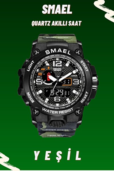 Coobos Smael Sport Çift Ekran Quartz-yeşil