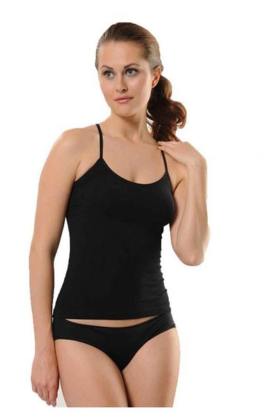 Jiber Women's Black Elastane Lycra Undershirt 3 Pack 503