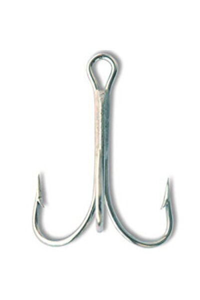 Mustad Üçlü Kanca Nıkel 3553 No:5/0 --- Beyaz 1ad.