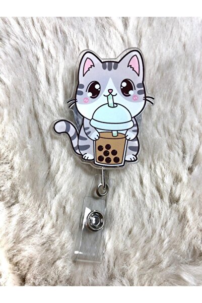 Hediyebum Suport card Yoyo pentru pisica care bea cafea