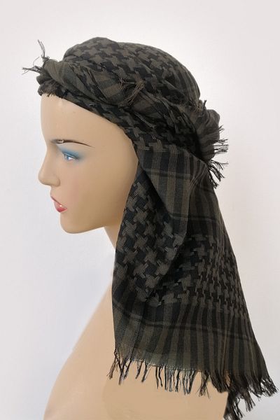 Kaftan Collection Cotton Puchsia, Kefiye Shawl