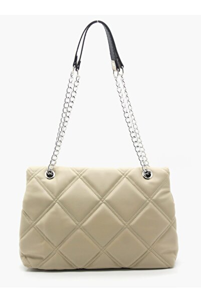 Gülistan Çanta Geantă de damă matlasată cu lanț argintiu brodat