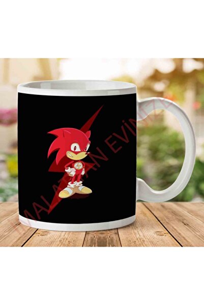 ART HEDİYE كوب فلاش القنفذ سونيك مطبوع على الجانبين