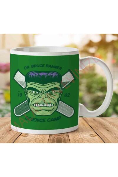 ART HEDİYE كوب دكتور بروس بانر 1962 هالك ساينس كامب مطبوع على الجانبين
