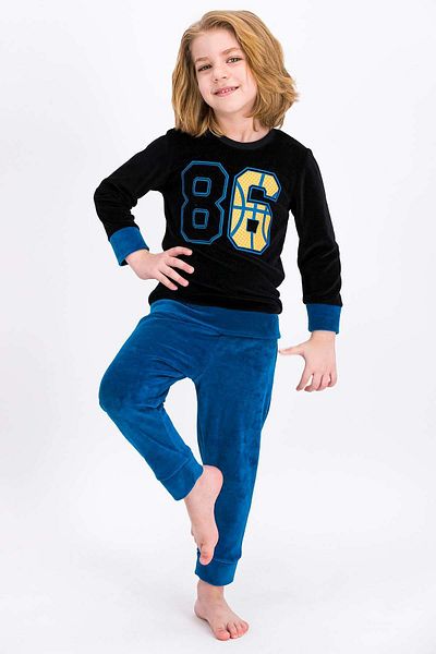 ROLY POLY Σετ φόρμας Rolypoly Basketball 86 Navy Blue Boys Velvet