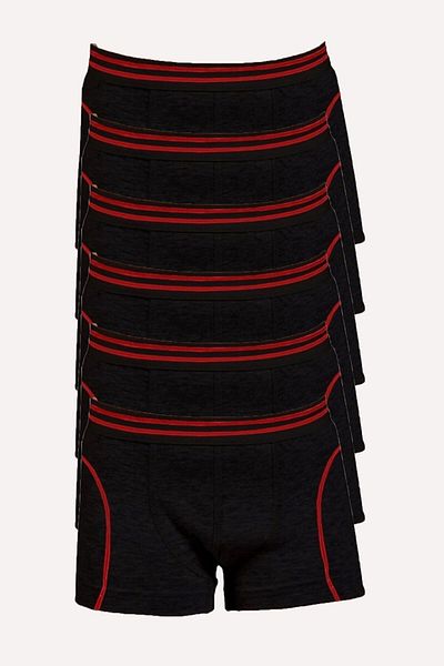 Tutku Εσώρουχα Lycra Boys Cotton Boxer Σλιπ 6 Συσκευασία