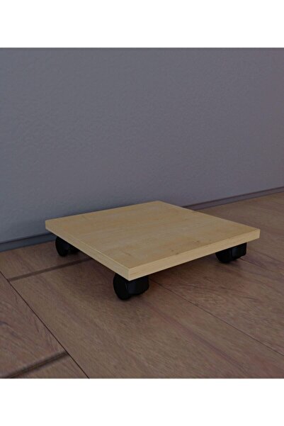 Örnek mobilya Tekerlekli Damacana Altlığı Tüp Altlığı Saksılık Mdf Meşe