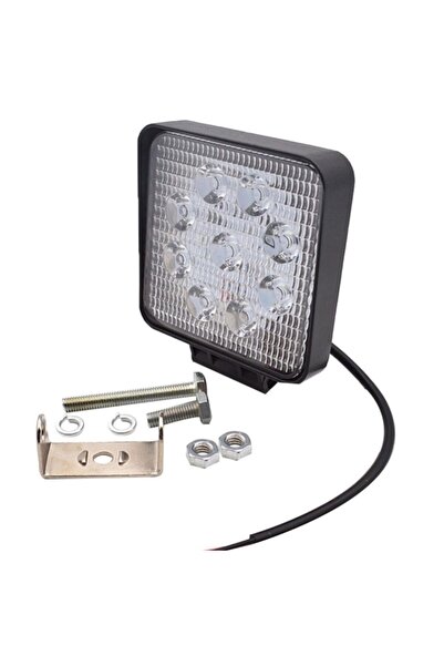 Genel Markalar 9 Ledli Off Road Çalışma Lambası Sis Farı 12 Volt 27 Watt