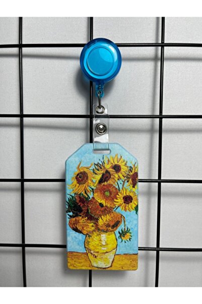 Hediyebum Husă pentru carduri Van Gogh cu floarea soarelui