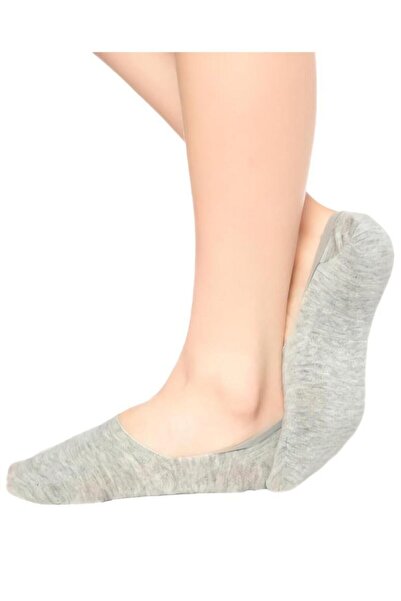 jilly jo Women's Seamless Silicone Bamboo 12-Piece Ballerina Socks