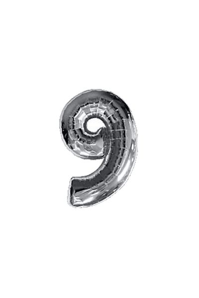Alışveriş Çok Kolay Foil Balloon Number 9 100cm