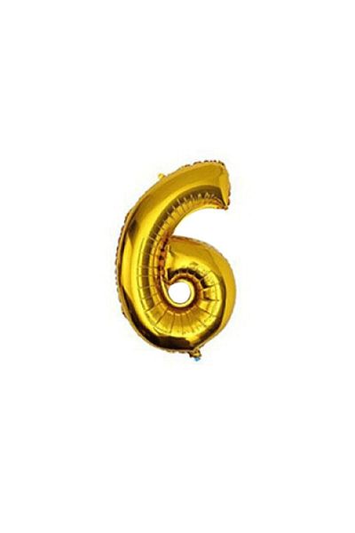 Alışveriş Çok Kolay Foil Balloon Number 6 100cm