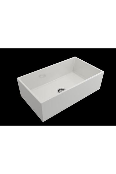 Bocchi Contempo Mutfak Eviyesi 84x48 Cm Parlak Beyaz 1352-001-0120-03