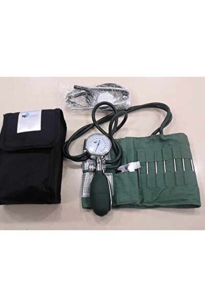 Genel Markalar Hnk-2t Aneroid Palm Tipi Çift Hortumlu Tansiyon Aleti + Kancal...