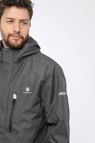 lumberjack Ανδρικό παλτό Marco Coat 3in1 Anthracite