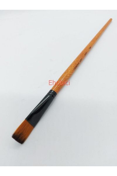 Cenova Art 203 Long Handle Flat Brush No:18