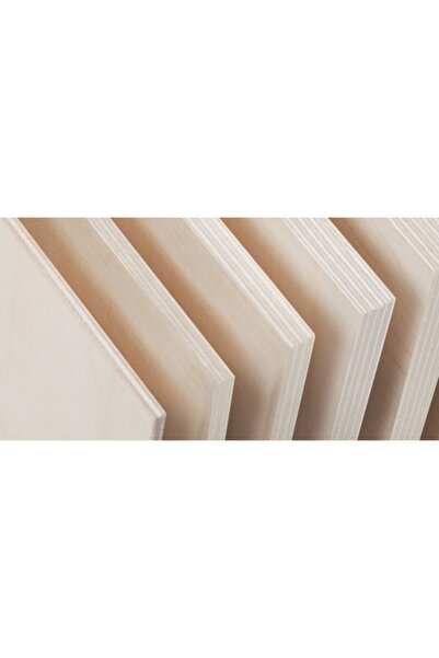 iAhşap (EBAT 30X60 CM-KALINLIK 15 MM-1 ADET) Kavak Kontraplak Tabaka Plaka