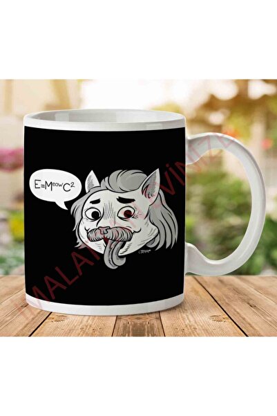 ART HEDİYE كوب فيلينستين ألبرت أينشتاين كاتيكي مطبوع على الجانب