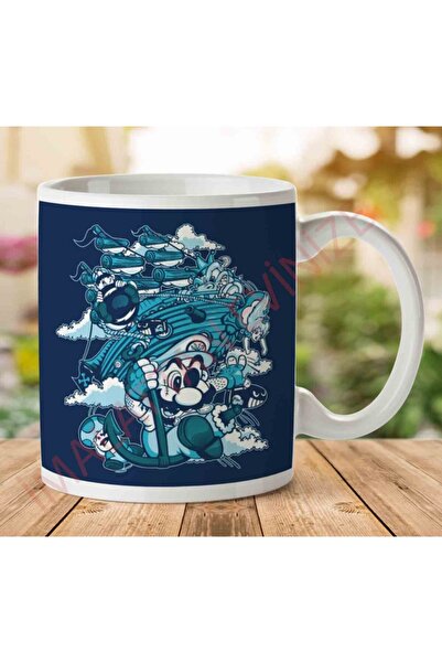 ART HEDİYE كوب بلوم كاريب سوبر ماريو بروس مطبوع على الجانبين