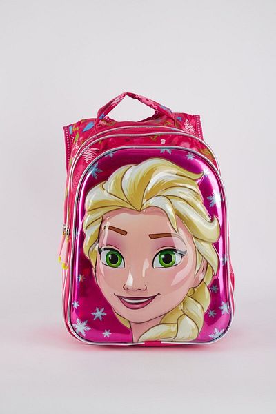 White Bag Frozen Orthopedic Primary School Bag + Lunch Box