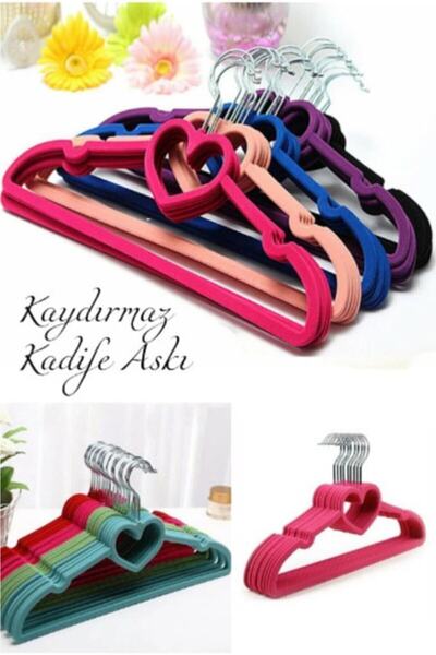 abnturk 42 Cm X 23 Cm Yeni Trend Özel Tasarım Kaydırmaz Kadife Elbise Askılar...