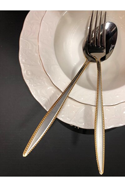 Artful Inci 84 Parça Gold/saten Çatal Kaşık Bıçak Seti