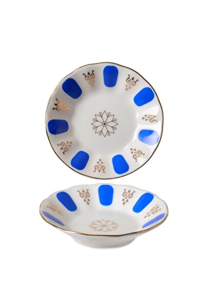 İpek Porselen Porselen Çay Tabağı 6 Adet