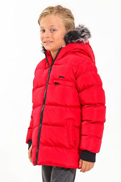 Slazenger Jachetă Calisto pentru băieți, roșie