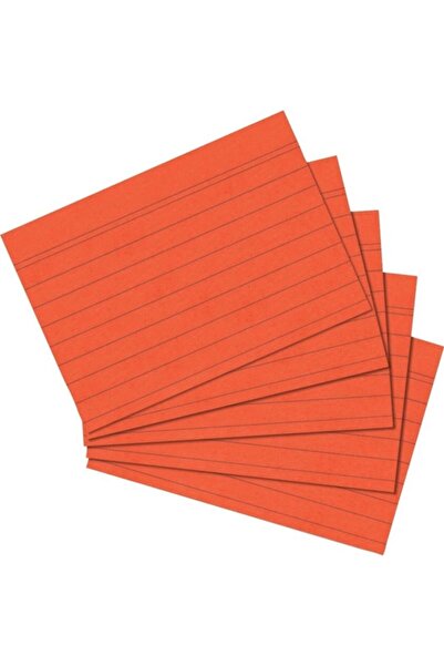 Herlitz كارتوتيكس A7 100 قطعة برتقالية مخططة10901197