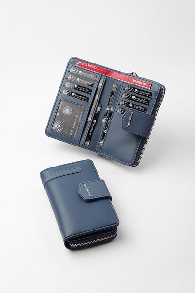 CENGİZ PAKEL Indigo Women's Wallet