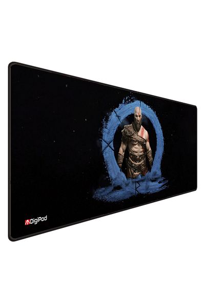 Digipod لوحة ماوس ألعاب مقاس 90x40 Xxl لوحة ماوس ألعاب كبيرة بقاعدة مضادة للانزلاق بسمك 4 مم