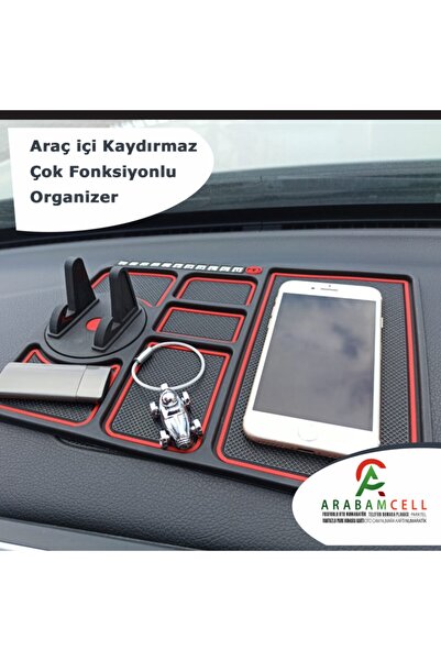 Genel Markalar Otomobil, Araç Içi Torpido Kaydırmaz Telefon Tutucu Numaratör Organizeri