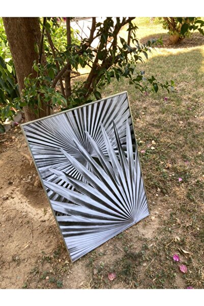 Linacci Üçlü Gümüş Renkli Metal Alüminyum Çerçeveli Tablo Poster Set