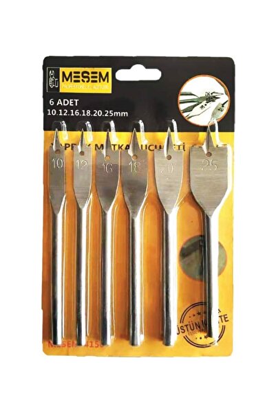 Genel Markalar Meşem Tahta Ahşap Oyma Yaprak Matkap Ucu Seti 6 Lı