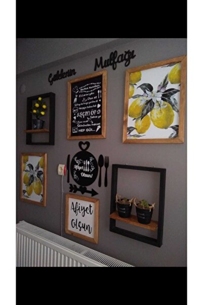 woodhomeworks Gerçek Ahşap Mutfak Dekor