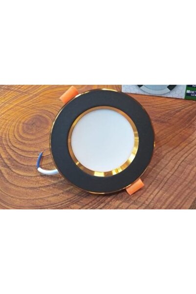 KAE 7w Üç Renk Smd Led Downlıght Spot- Siyah Gold